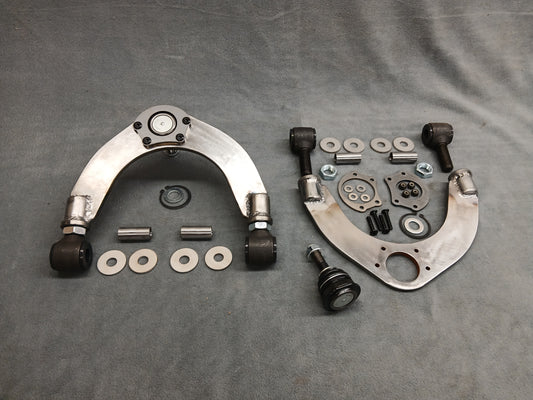 #503-ADJ 03-11 Crown Vic upper control arms - adjustable - plate style 03 - 1" shorter