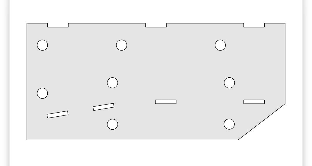1953-1956 F-100 NARROW CROSSMEMBER KIT - #602-00